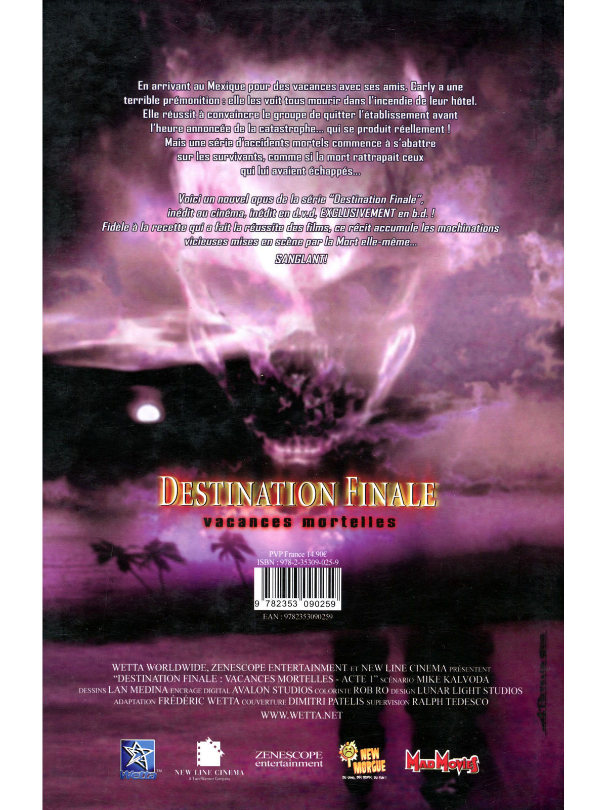destination finale vacances mortelles