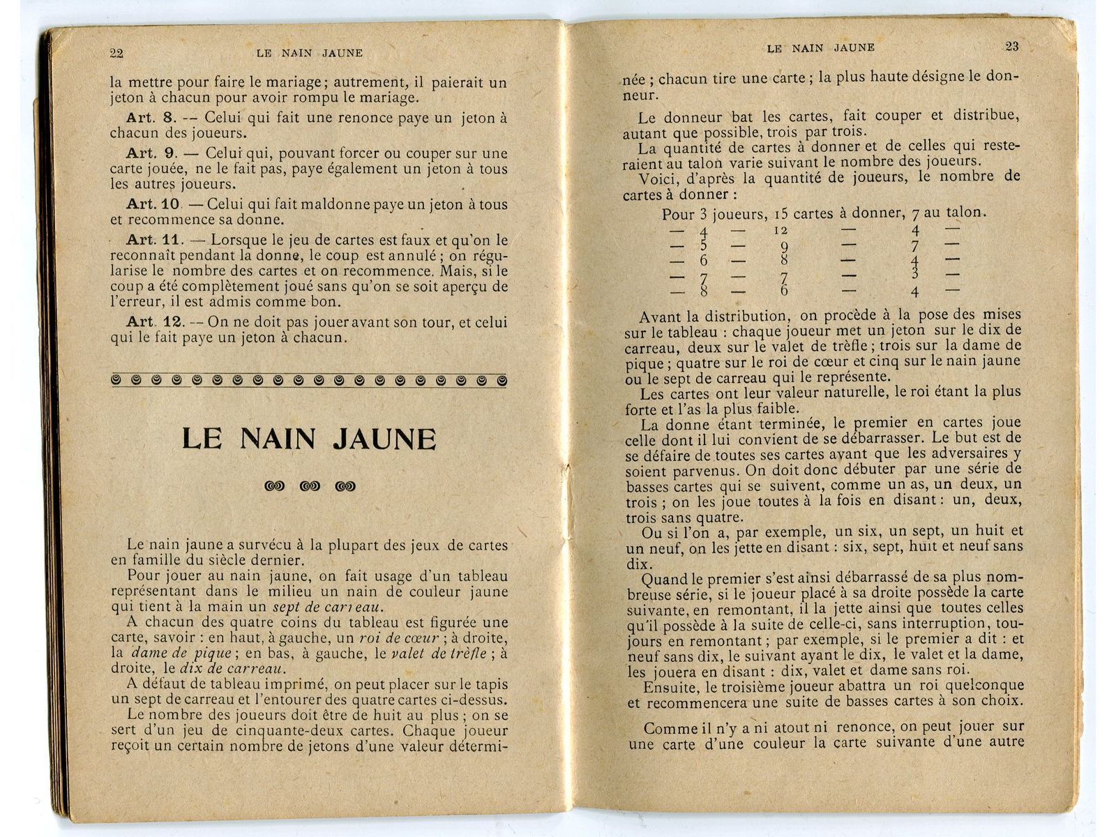 jeu de cartes pour joueurs nombreux